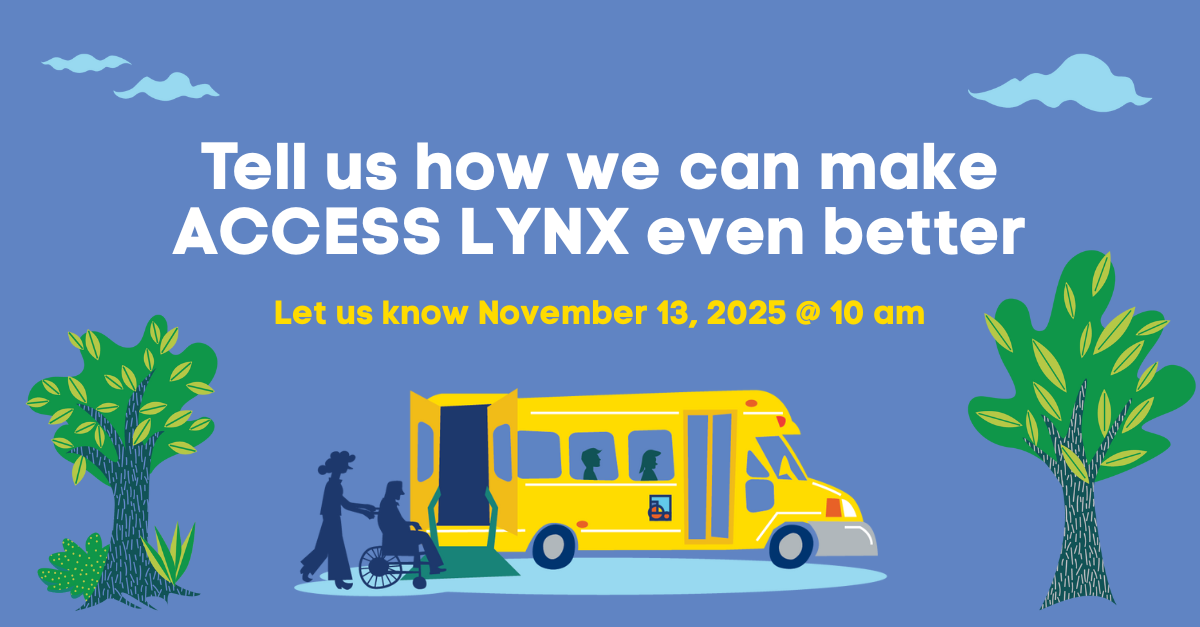 Tell us how we can make ACCESS LYNX even better. Let us know November 13 @ 10 am.